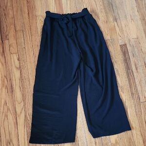 Black Wide-Leg Pants
